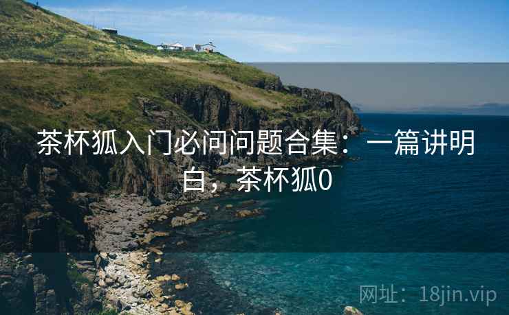 茶杯狐入门必问问题合集：一篇讲明白，茶杯狐0